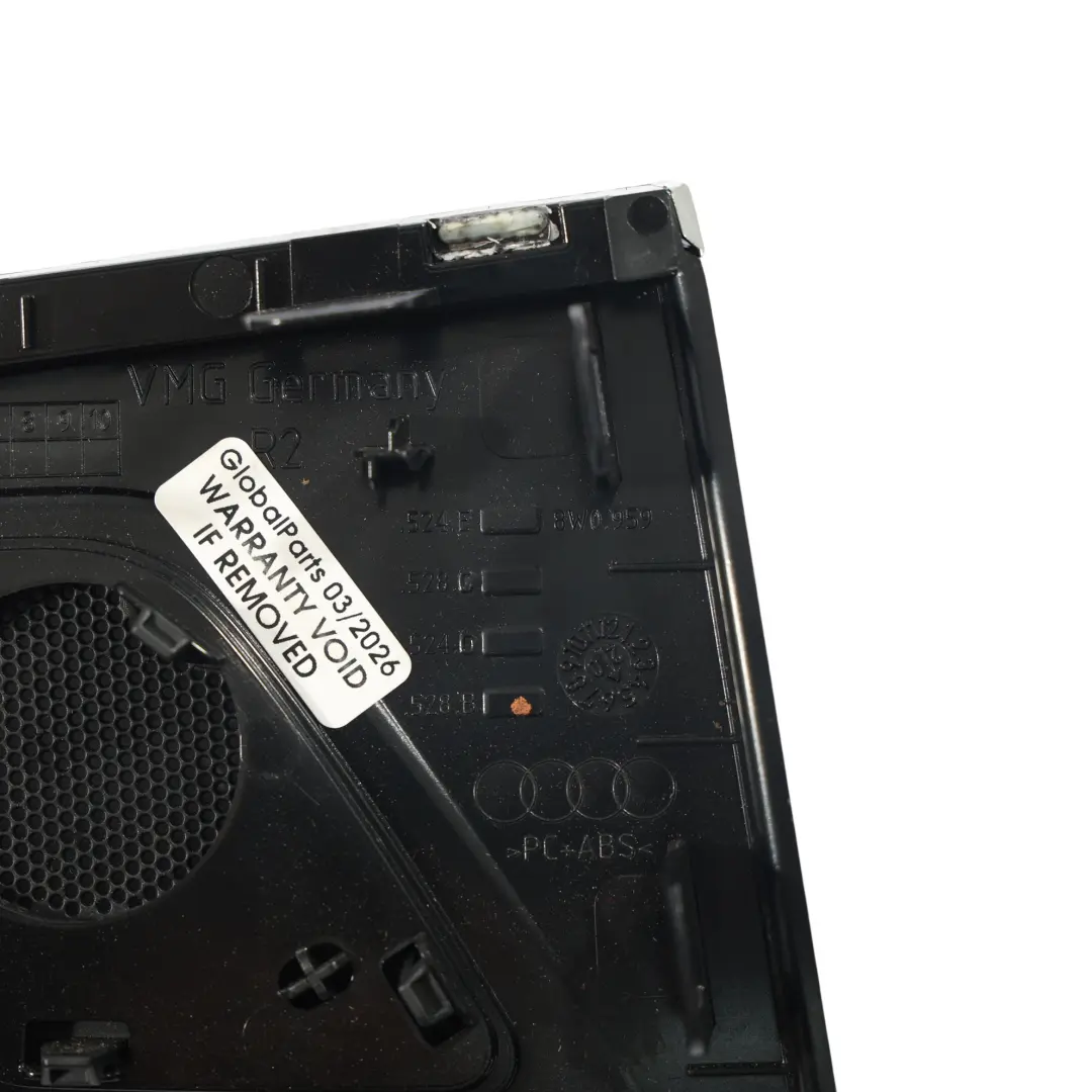 Door Card Interior Grab Handle Cover Rear Right O/S to Audi A5 F5 with Part number 8W0959528B Audi A5 F5 Door Card Interior Grab Handle Cover Rear Right O/S - SKU 8W0959528B - Part number 8W0959528B