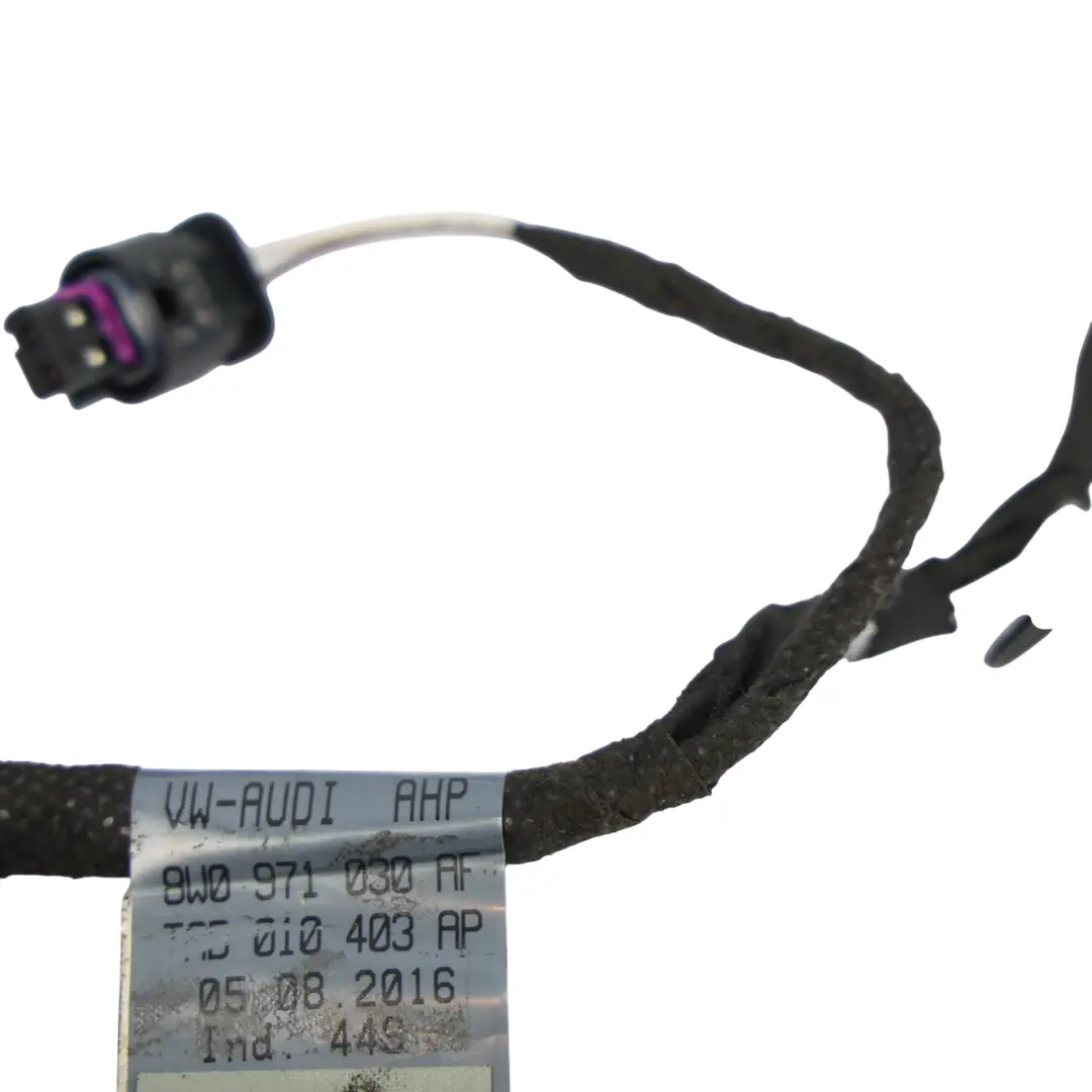 Front Door Wiring Harness Loom Cable Passenger Side to Audi A4 S4 B9 with Part number 8W0971030AF Audi A4 S4 B9 Front Door Wiring Harness Loom Cable Passenger Side - SKU 8W0971030AF - Part number 8W0971030AF