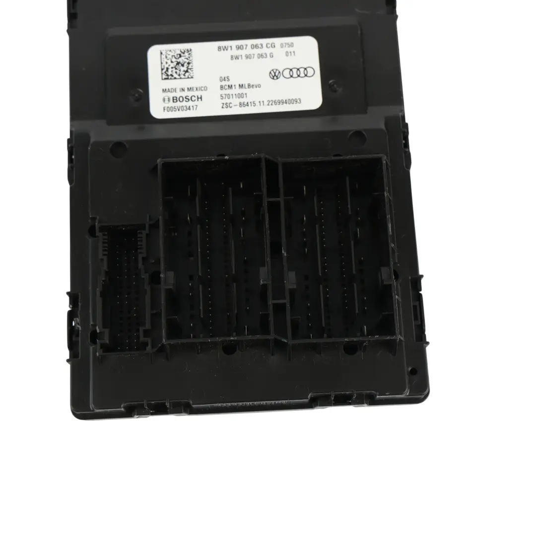 Audi A4 B9 A5 F5 Q5 FY BCM Body Control Module On Board Supply ECU - SKU 8W1907063CG - Part number 8W1907063CG