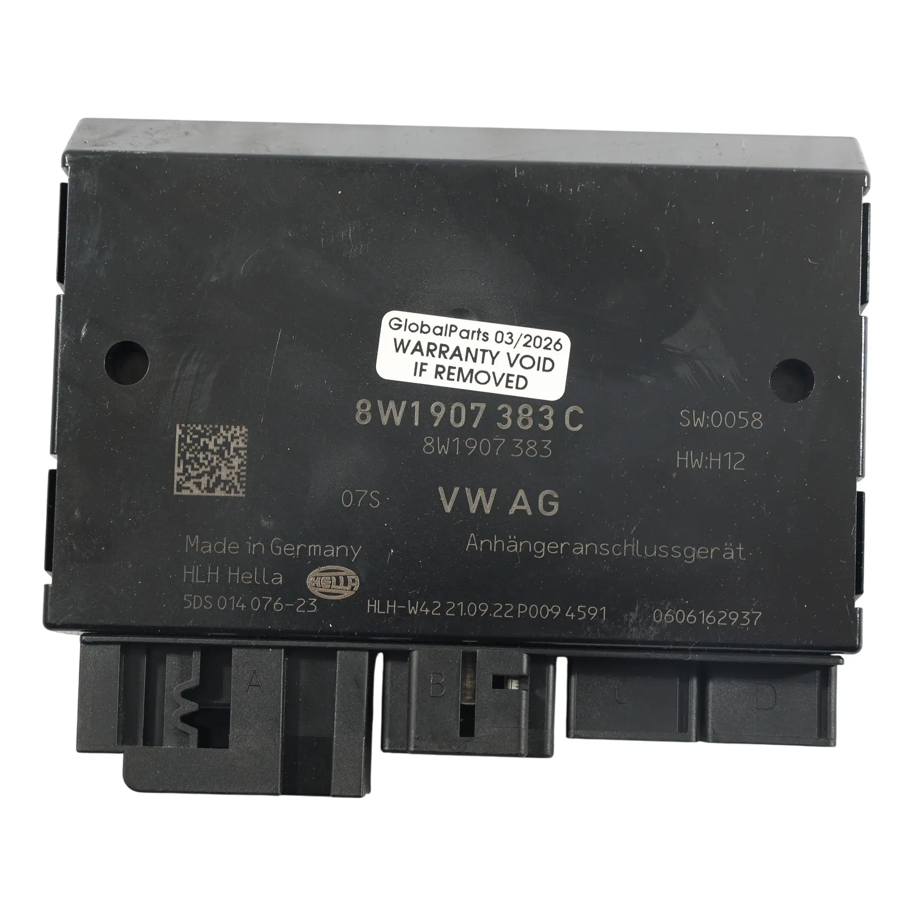 Audi A4 B9 Q5 FY  Trailer Tow Bar Hitch Control Module ECU 8W1907383C