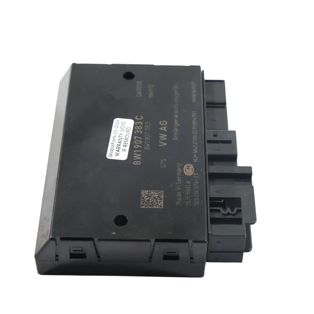 Modulo Controllo ECU Gancio Traino per Audi A4 B9 Q5 FY con numero di parte 8W1907383C Audi A4 B9 Q5 FY Modulo Controllo ECU Gancio Traino - SKU 8W1907383C - Numero di parte 8W1907383C