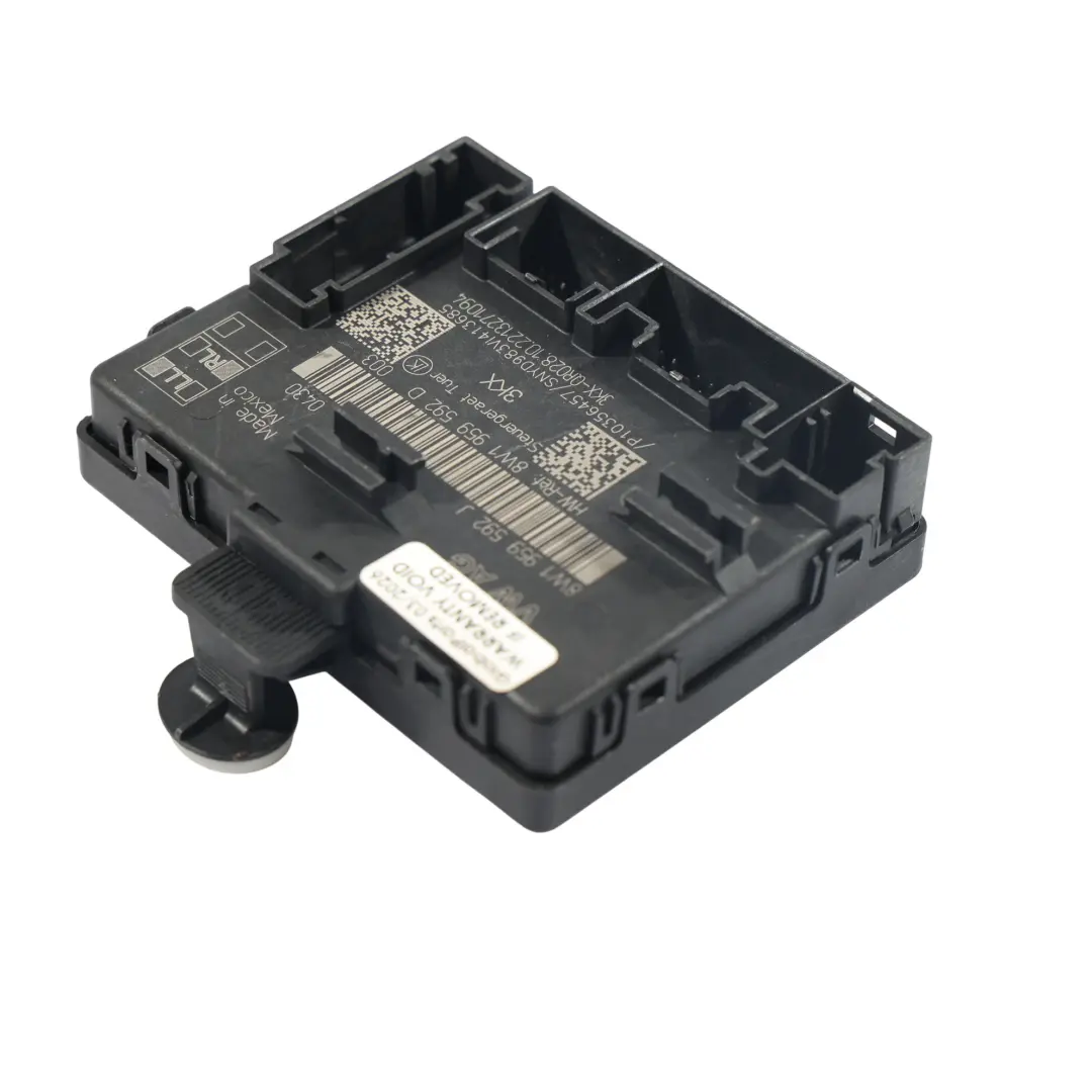 Türsteuergerät Vorne Beifahrerseite 8W1959592D für Audi Q5 FY mit Teilenummer 8W1959592J Audi Q5 FY Türsteuergerät Vorne Beifahrerseite 8W1959592D - SKU 8W1959592J - Teilenummer 8W1959592J