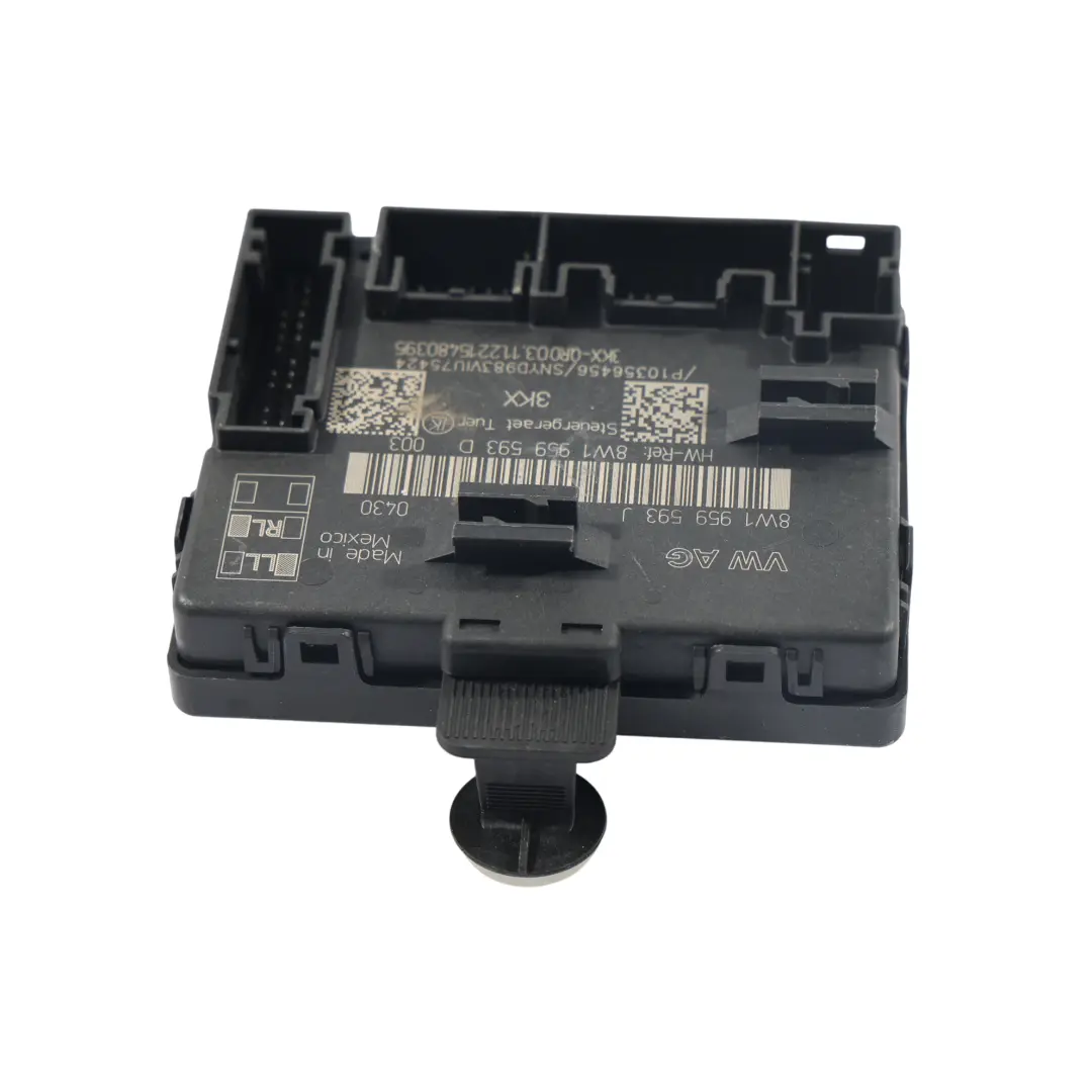 Módulo Control Puerta ECU Delantero Conductor para Audi Q5 FY con número de pieza 8W1959593J Audi Q5 FY Módulo Control Puerta ECU Delantero Conductor - SKU 8W1959593J - Número de pieza 8W1959593J