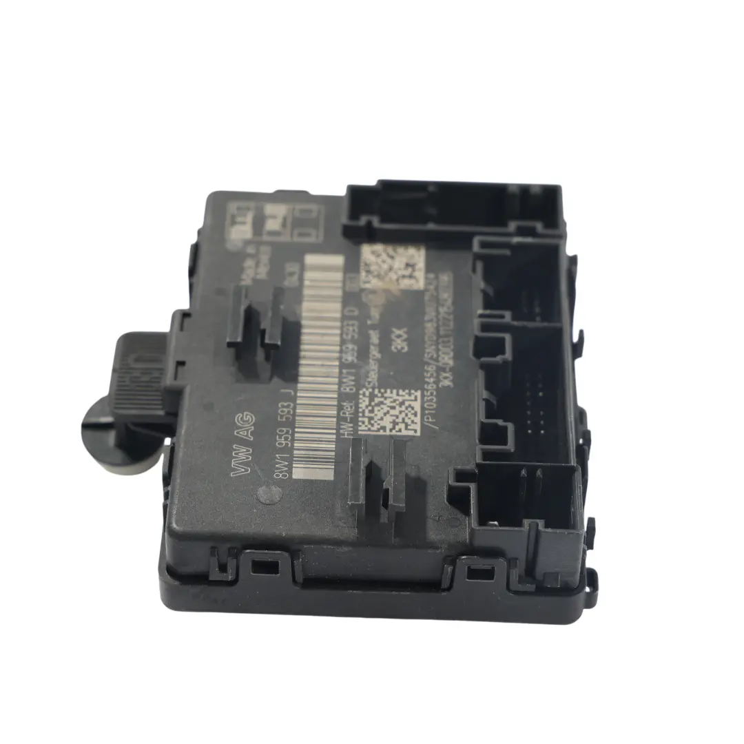 Door Control Module Unit ECU Front Driver's Side to Audi Q5 FY with Part number 8W1959593J Audi Q5 FY Door Control Module Unit ECU Front Driver's Side - SKU 8W1959593J - Part number 8W1959593J