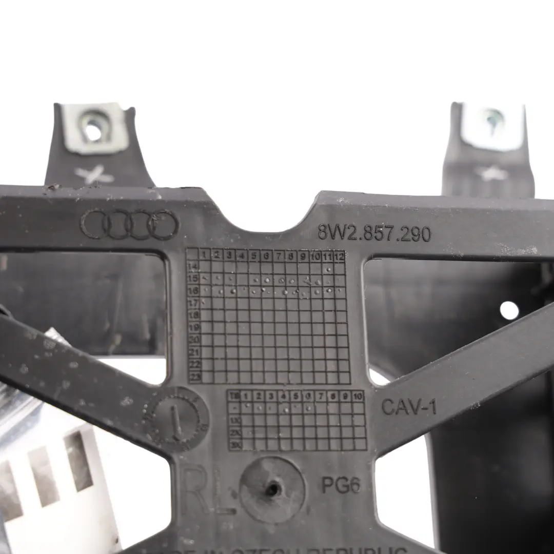 Multimedia MMI Head Unit Module Bracket Support Base to Audi A4 B9 A5 F5 with Part number 8W2857290 Audi A4 B9 A5 F5 Multimedia MMI Head Unit Module Bracket Support Base - SKU RHD-8W2857290 - Part number 8W2857290