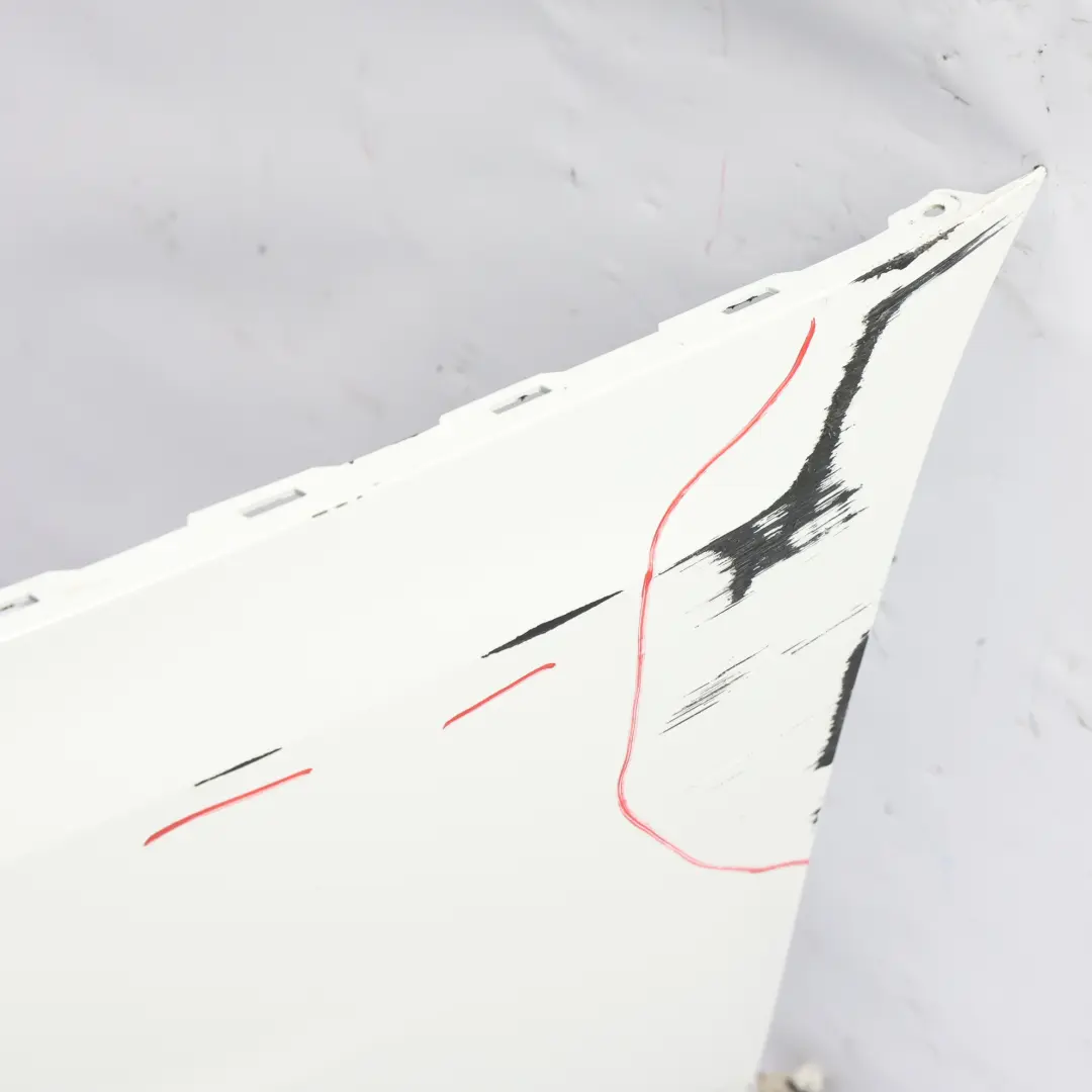 Bumper Trim Covering Panel Ibis White - Y9C to Audi A4 B9 Saloon Rear with Part number 8W5807067K Audi A4 B9 Saloon Rear Bumper Trim Covering Panel Ibis White - Y9C - SKU 8W5807067K-IWH - Part number 8W5807067K