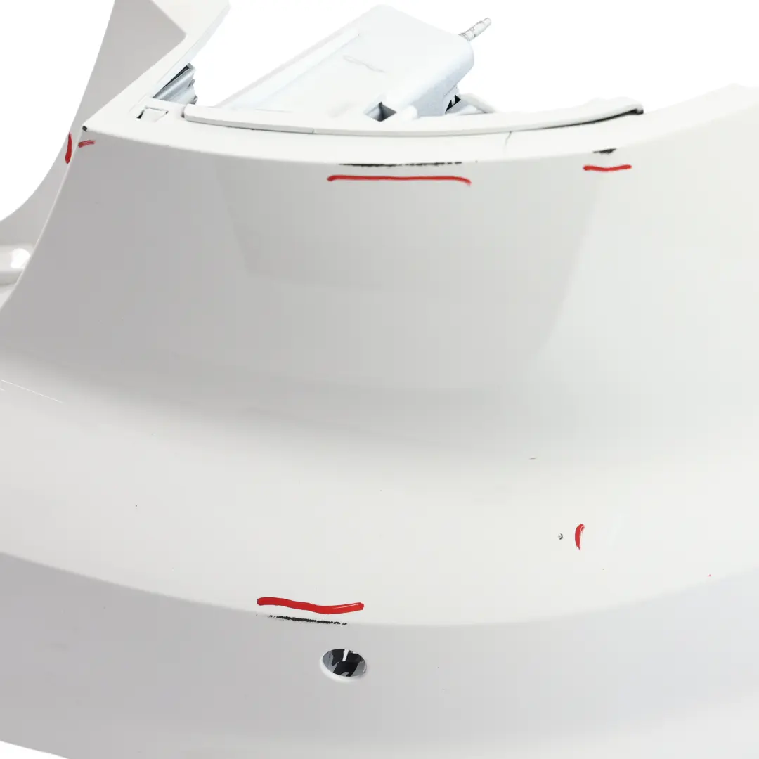Audi A4 B9 Saloon Rear Bumper Trim Covering Panel Ibis White - Y9C - SKU 8W5807067K-IWH - Part number 8W5807067K