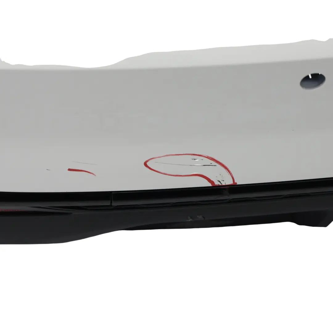 Audi A4 B9 Saloon Rear Bumper Trim Covering Panel Ibis White - Y9C - SKU 8W5807067K-IWH - Part number 8W5807067K