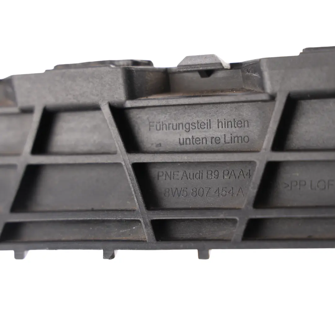 Audi A4 B9 Rear Bumper Support Mount Bracket Holder Right O/S Side - SKU 8W5807454A - Part number 8W5807454A