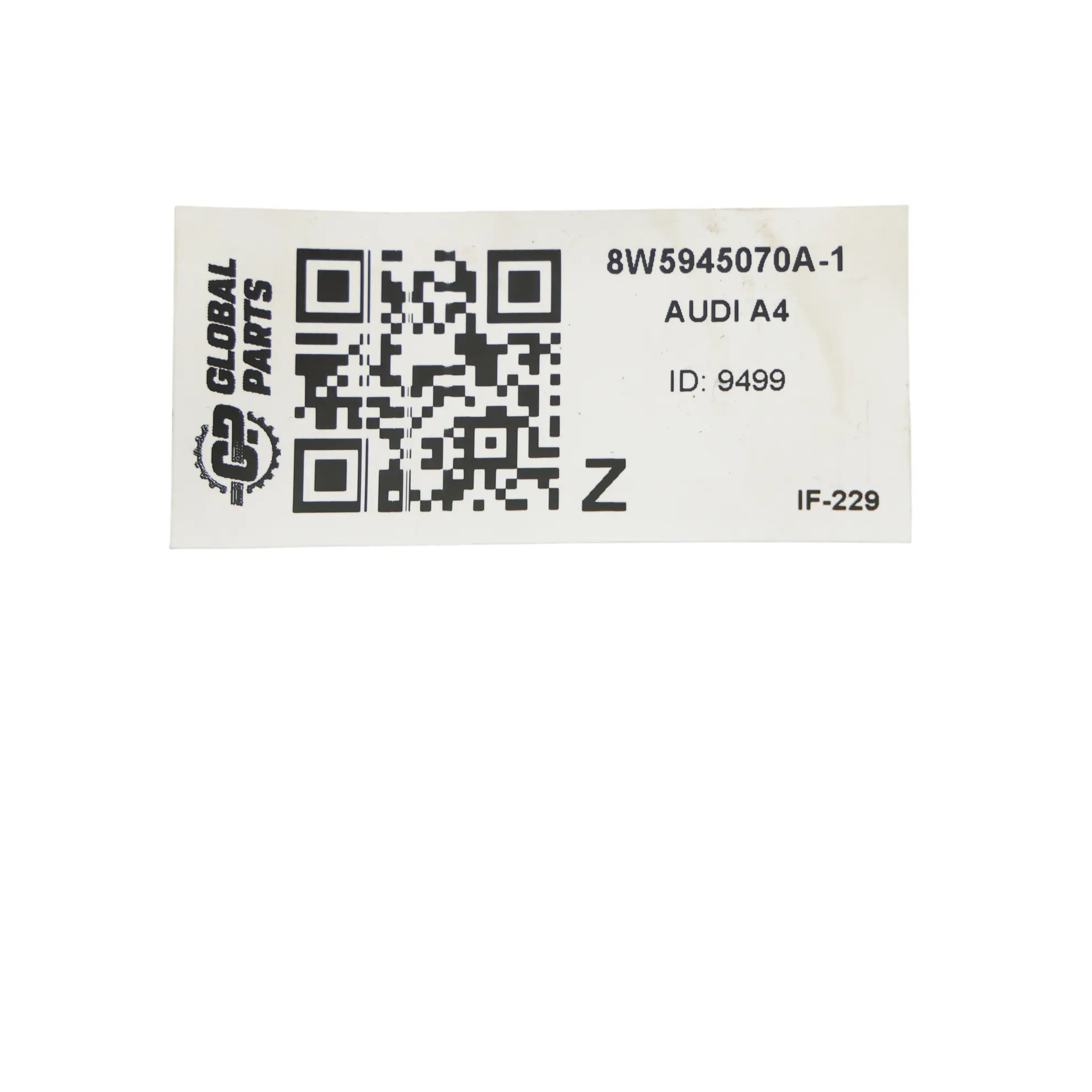 Audi A4 B9 Saloon Rear Tail Light Lamp Outer Tailgate Right O/S 8W5945076A