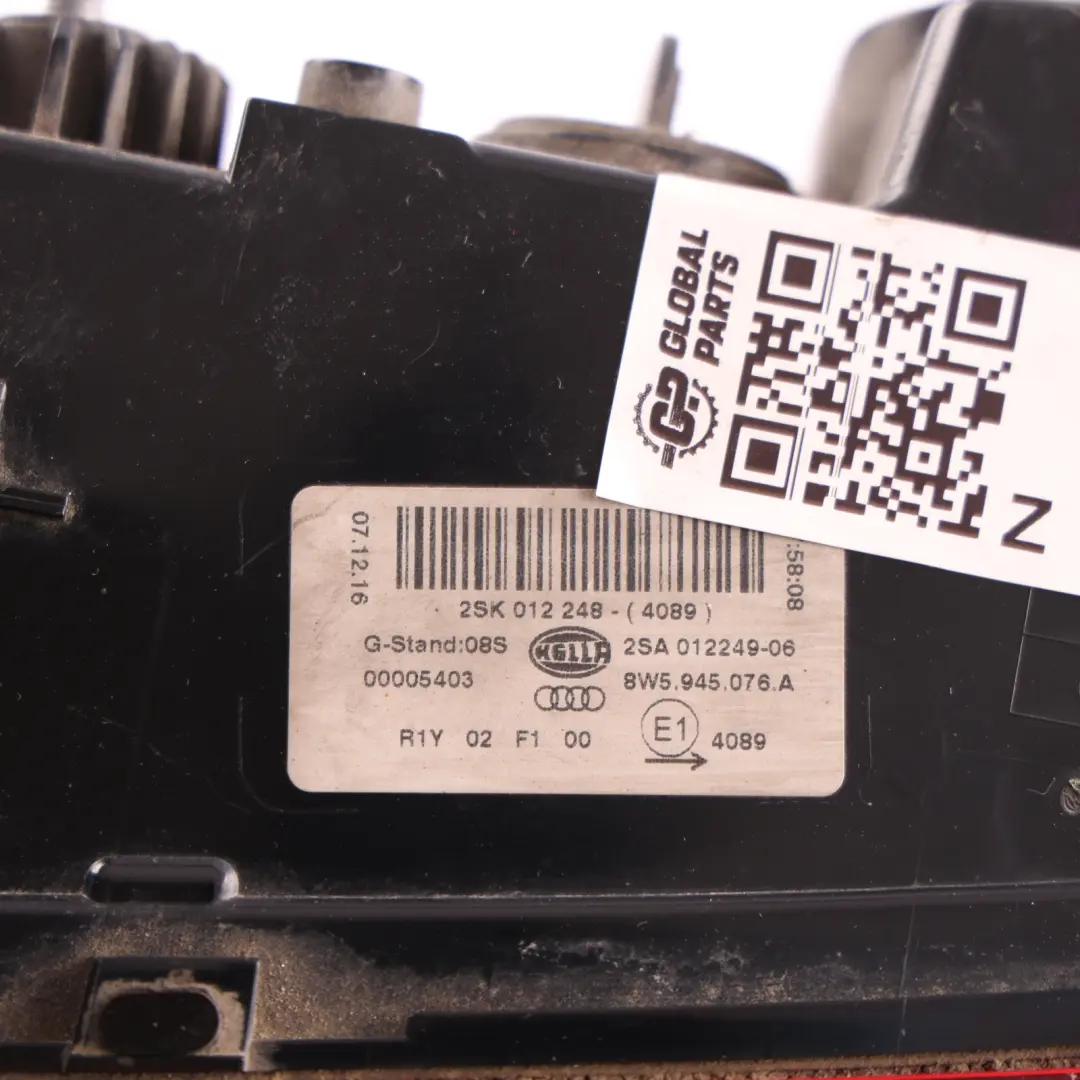 Audi A4 B9 Saloon Rear Tail Light Lamp Inner Tailgate Right O/S - SKU 8W5945076A - Part number 8W5945076A