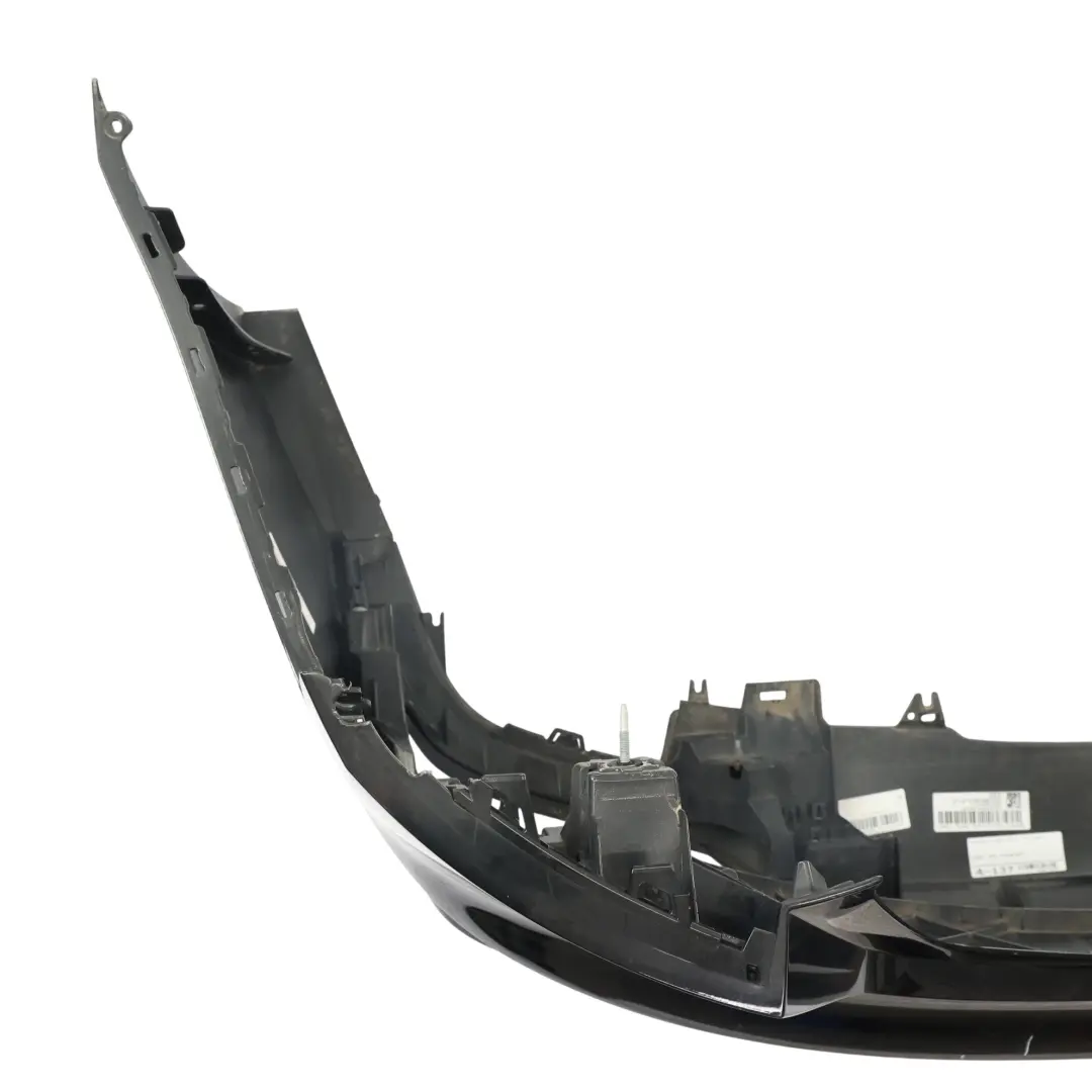 Audi A5 F5 Rear Bumper S-Line Trim Panel Covering Mythical Black Metallic - Y9T - SKU 8W6807067AF-MYB - Part number 8W6807067AF