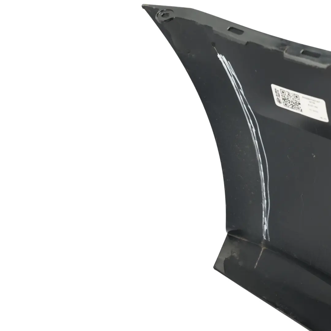 Audi A5 F5 Rear Bumper S-Line Trim Panel Covering Mythical Black Metallic - Y9T - SKU 8W6807067AF-MYB - Part number 8W6807067AF