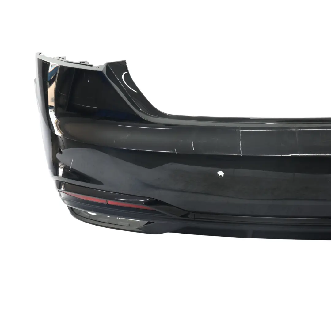 Bumper S-Line Trim Panel Covering Mythical Black Metallic - Y9T to Audi A5 F5 Rear with Part number 8W6807067AF Audi A5 F5 Rear Bumper S-Line Trim Panel Covering Mythical Black Metallic - Y9T - SKU 8W6807067AF-MYB - Part number 8W6807067AF
