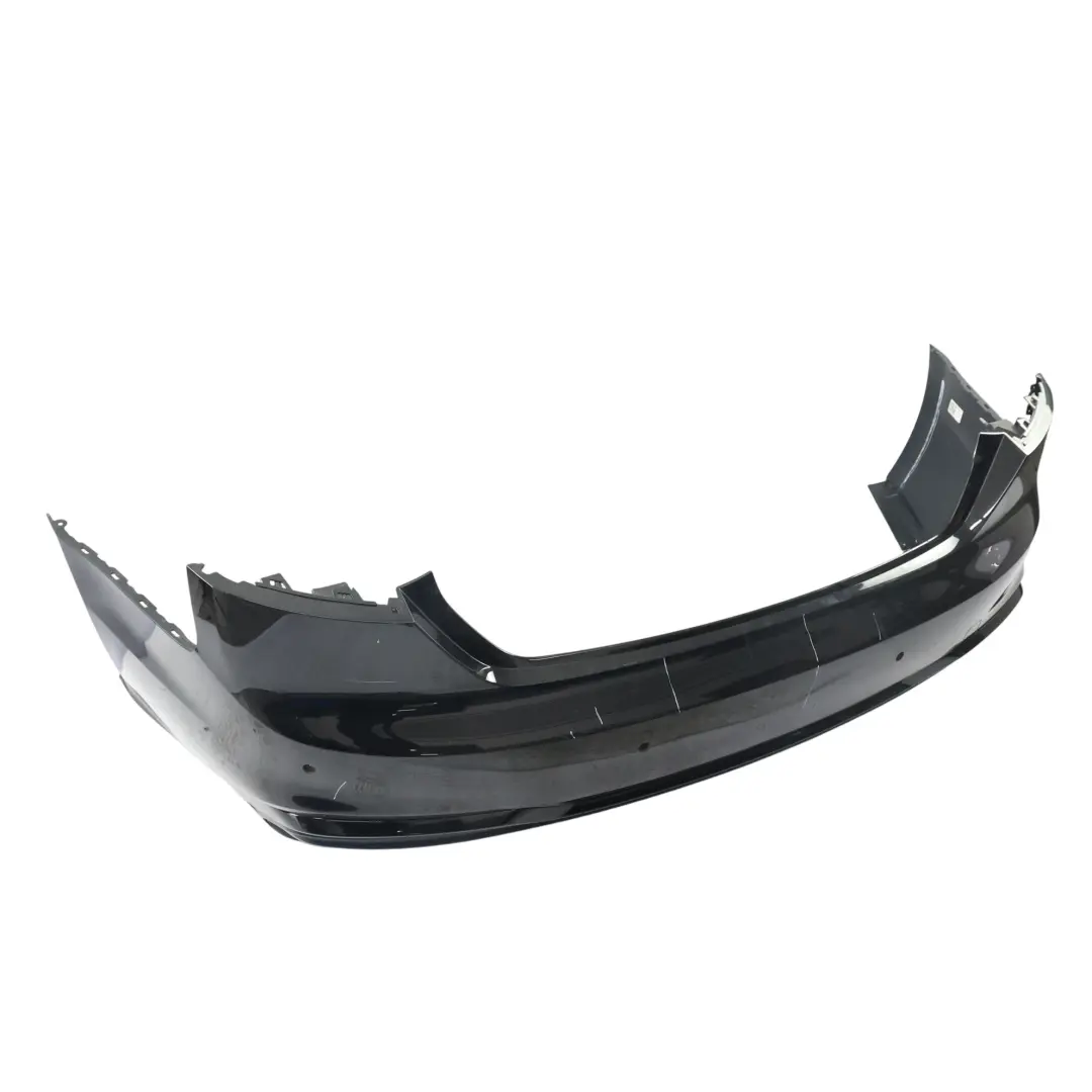 Audi A5 F5 Rear Bumper S-Line Trim Panel Covering Mythical Black Metallic - Y9T - SKU 8W6807067AF-MYB - Part number 8W6807067AF