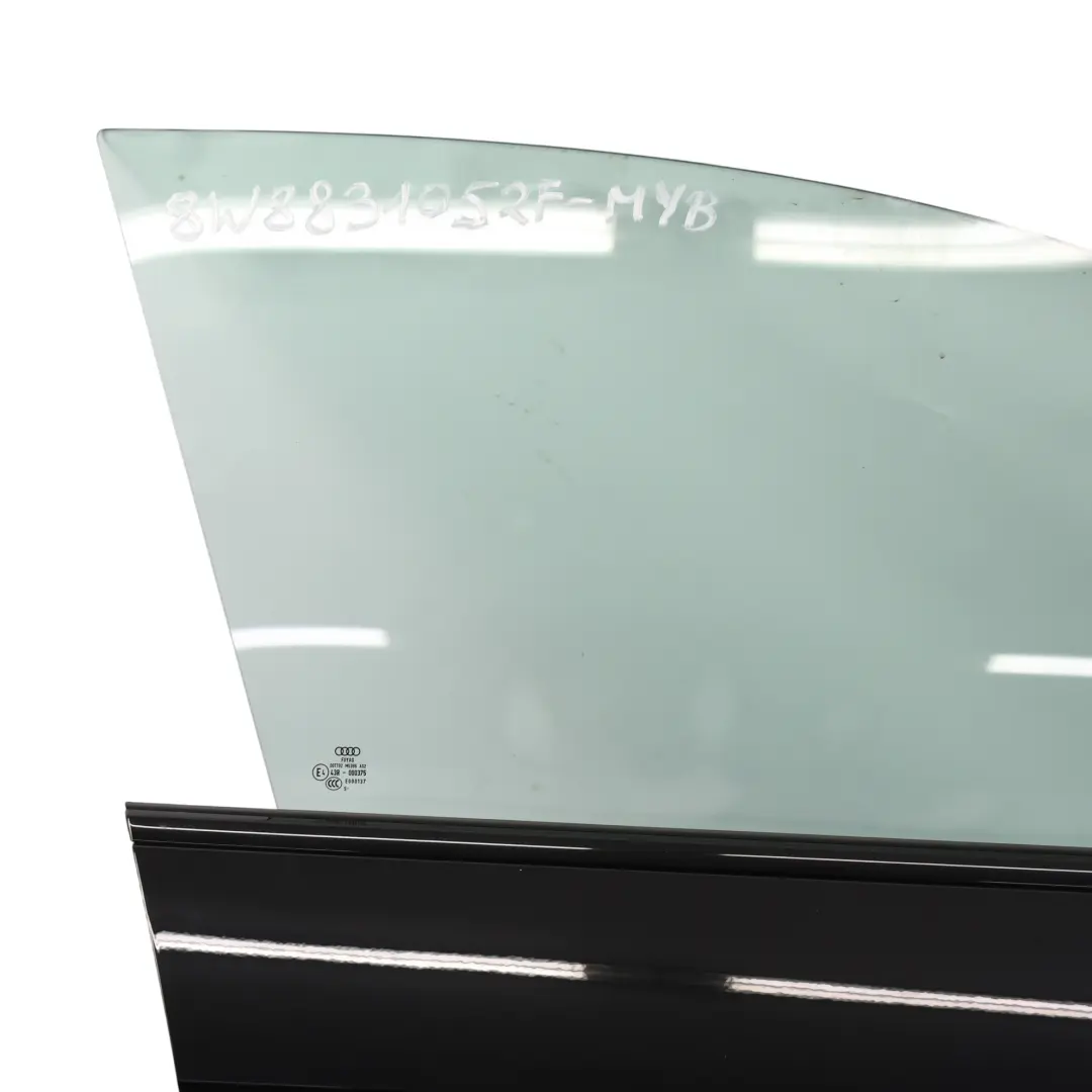 Audi A5 F5 Puerta Delantera Derecha Panel Cobertura Negro Mítico Metalizado Y9T - SKU 8W8831052F-MYB - Número de pieza 8W8831052F