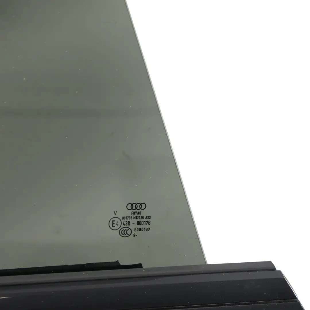 Audi A5 F5 Door Rear Left N/S Covering Panel Mythical Black Metallic - Y9T - SKU 8W8833051J-MYB - Part number 8W8833051J