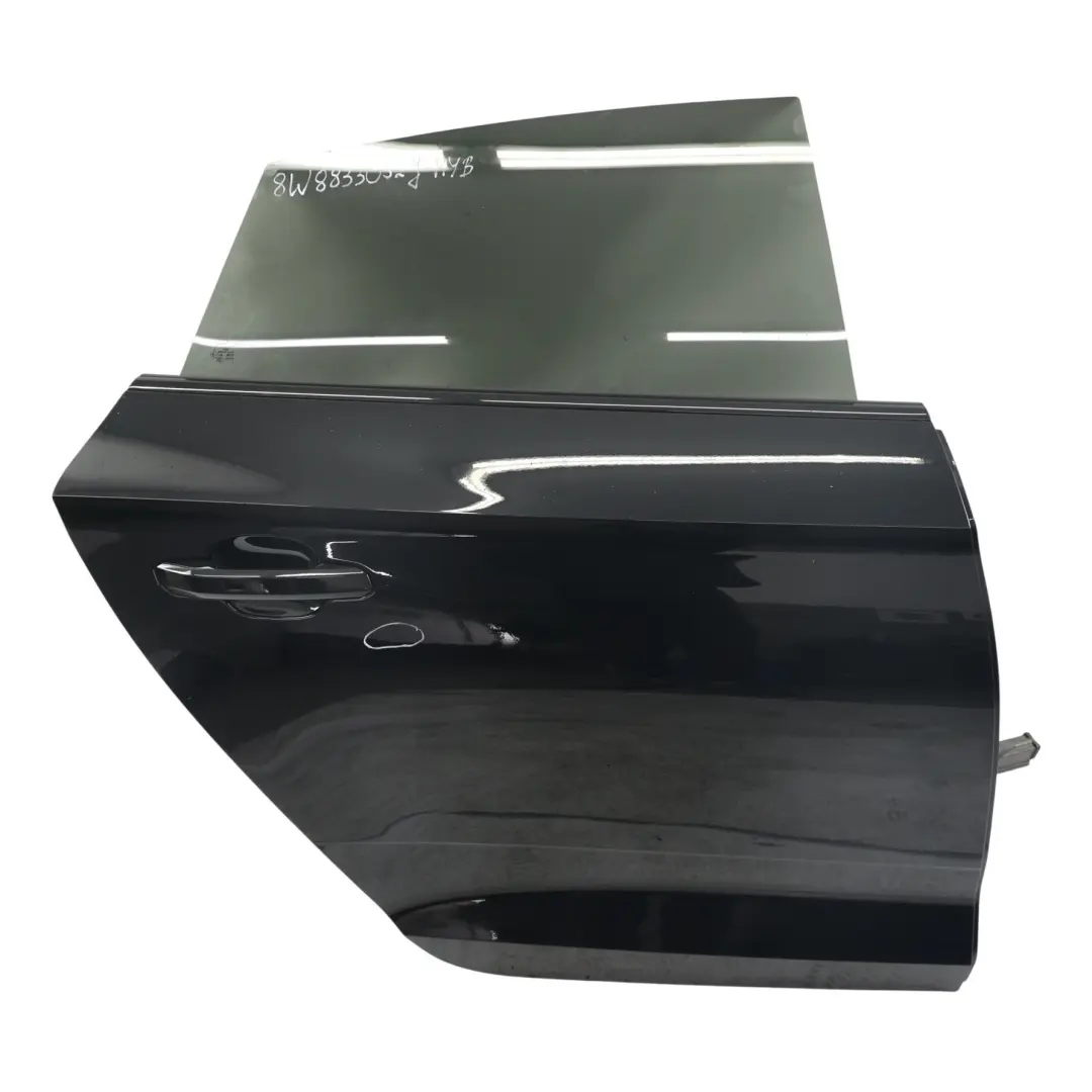 Puerta Trasera Derecha Panel Cobertura Negro Mítico Metálico Y9T para Audi A5 F5 con número de pieza 8W8833052J Audi A5 F5 Puerta Trasera Derecha Panel Cobertura Negro Mítico Metálico Y9T - SKU 8W8833052J-MYB - Número de pieza 8W8833052J