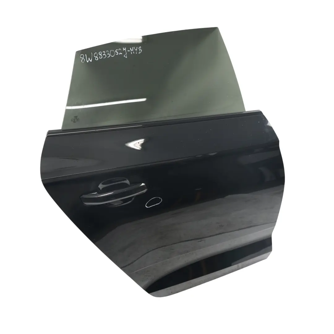 Audi A5 F5 Puerta Trasera Derecha Panel Cobertura Negro Mítico Metálico Y9T - SKU 8W8833052J-MYB - Número de pieza 8W8833052J