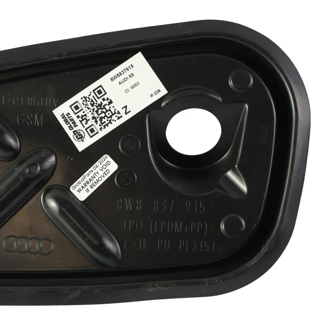 Audi A5 S5 F5 Panneau Garniture Intérieure Porte Gauche - SKU 8W8837915 - Numéro de pièce 8W8837915