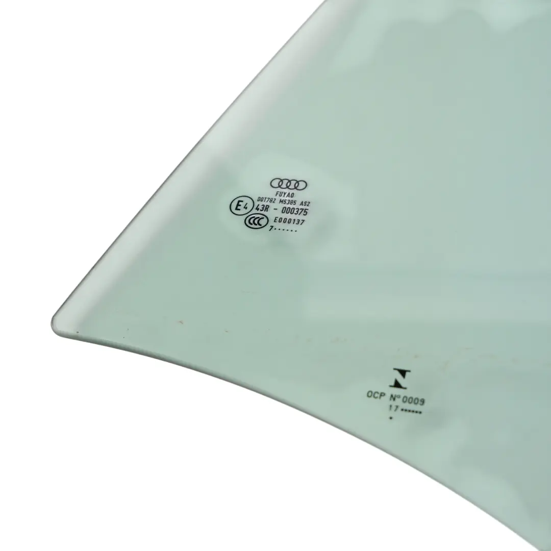 Sportback Cristal Ventana Puerta Trasera Derecha para Audi A5 F5 con número de pieza 8W8845206 Audi A5 F5 Sportback Cristal Ventana Puerta Trasera Derecha - SKU 8W8845206 - Número de pieza 8W8845206