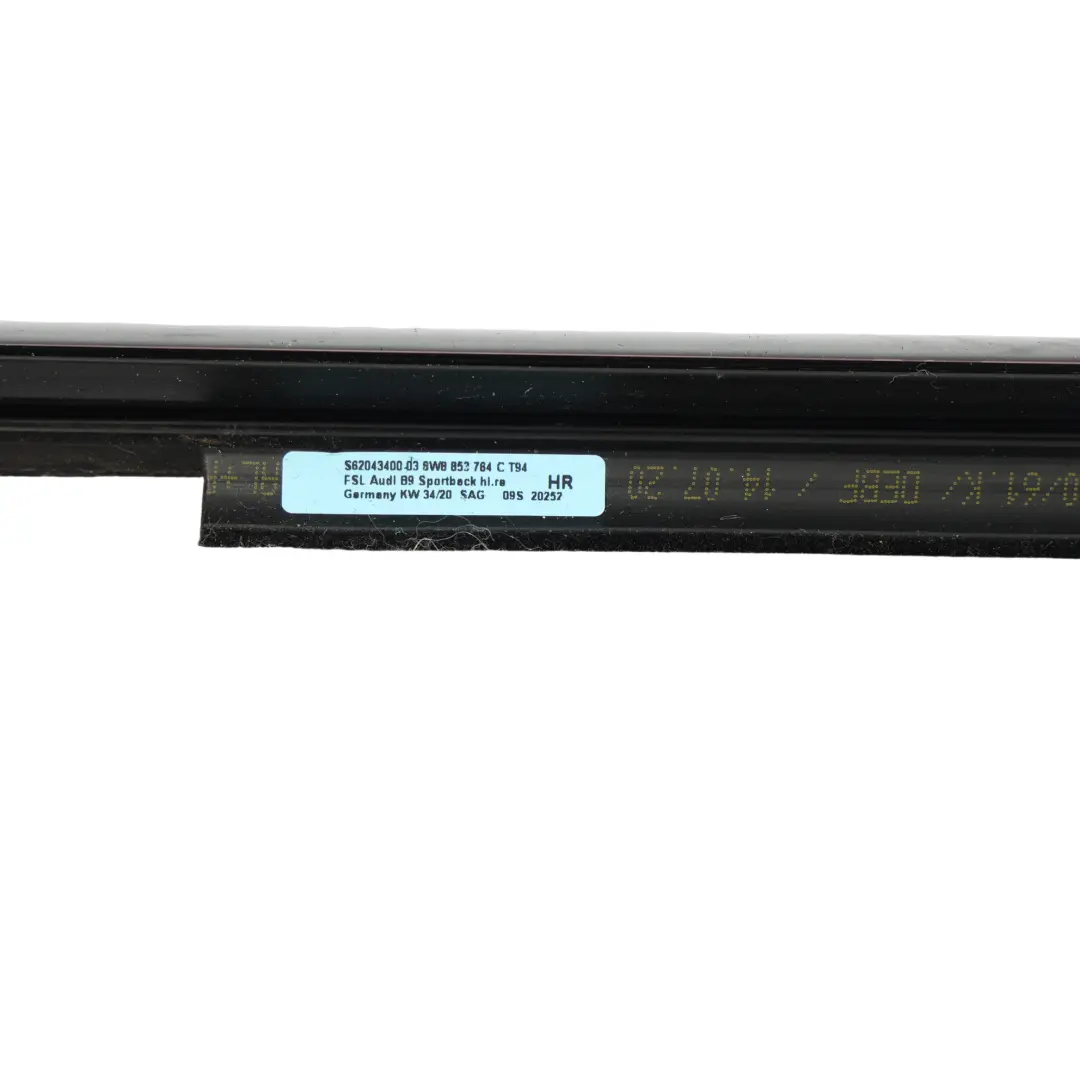 Joint Étanchéité Vitre Porte Arrière Droite Noir 8W8853764C pour Audi A5 F5 à propos du numéro de pièce 8W8853764-1 Audi A5 F5 Joint Étanchéité Vitre Porte Arrière Droite Noir 8W8853764C - SKU 8W885376C - Numéro de pièce 8W8853764-1