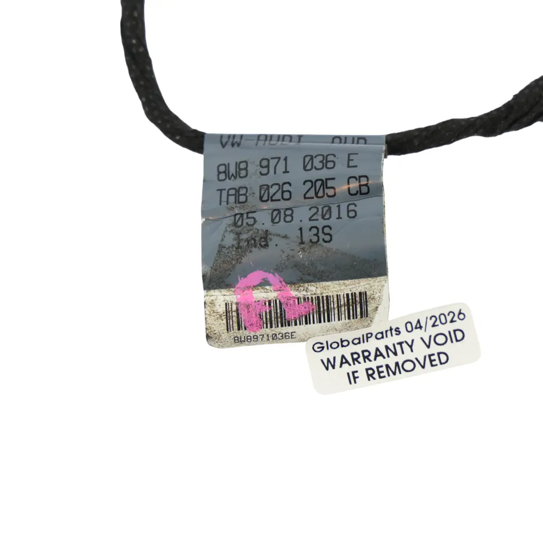 Cablaggio Porta Anteriore Destro 8W8971036G per Audi A5 S5 RS5 F5 con numero di parte 8W8971036E Audi A5 S5 RS5 F5 Cablaggio Porta Anteriore Destro 8W8971036G - SKU 8W8971036E - Numero di parte 8W8971036E