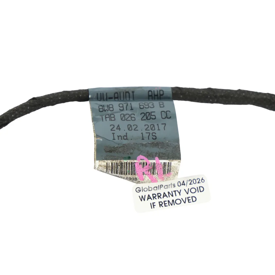 Audi A5 S5 F5 Door Wiring Harness Rear Left Right N/O/S 8W8971693C - SKU 8W8971693B - Part number 8W8971693B