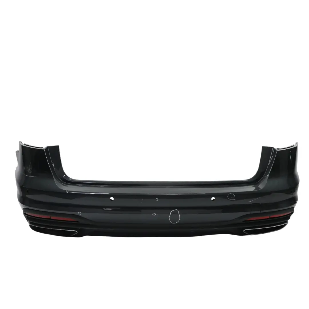 Audi A4 B9 Avant Rear Bumper Trim Panel Covering Manhattan Grey Metallic - X7L - SKU 8W9807067Q-MAGR - Part number 8W9807067Q
