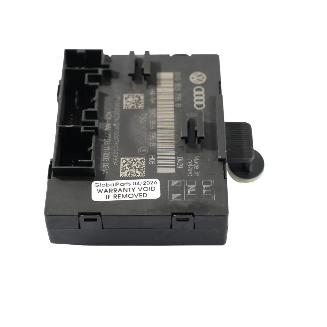 Skoda Superb B6 Hintertür Steuergerät Modul Links Rechts - SKU 8X0959795B - Teilenummer 8X0959795B