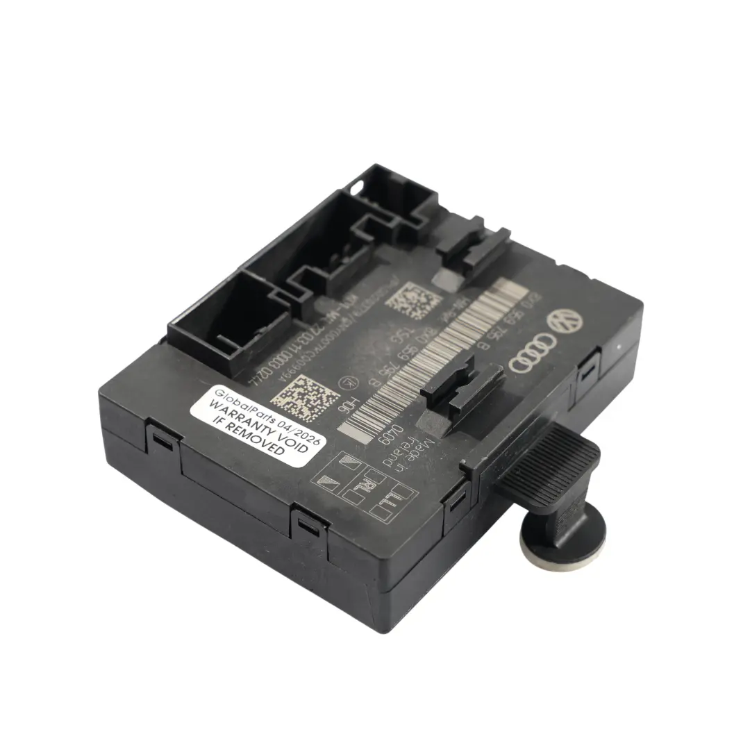 Modulo Controllo Porta Posteriore Sinistro Destro per Skoda Superb B6 con numero di parte 8X0959795B Skoda Superb B6 Modulo Controllo Porta Posteriore Sinistro Destro - SKU 8X0959795B - Numero di parte 8X0959795B