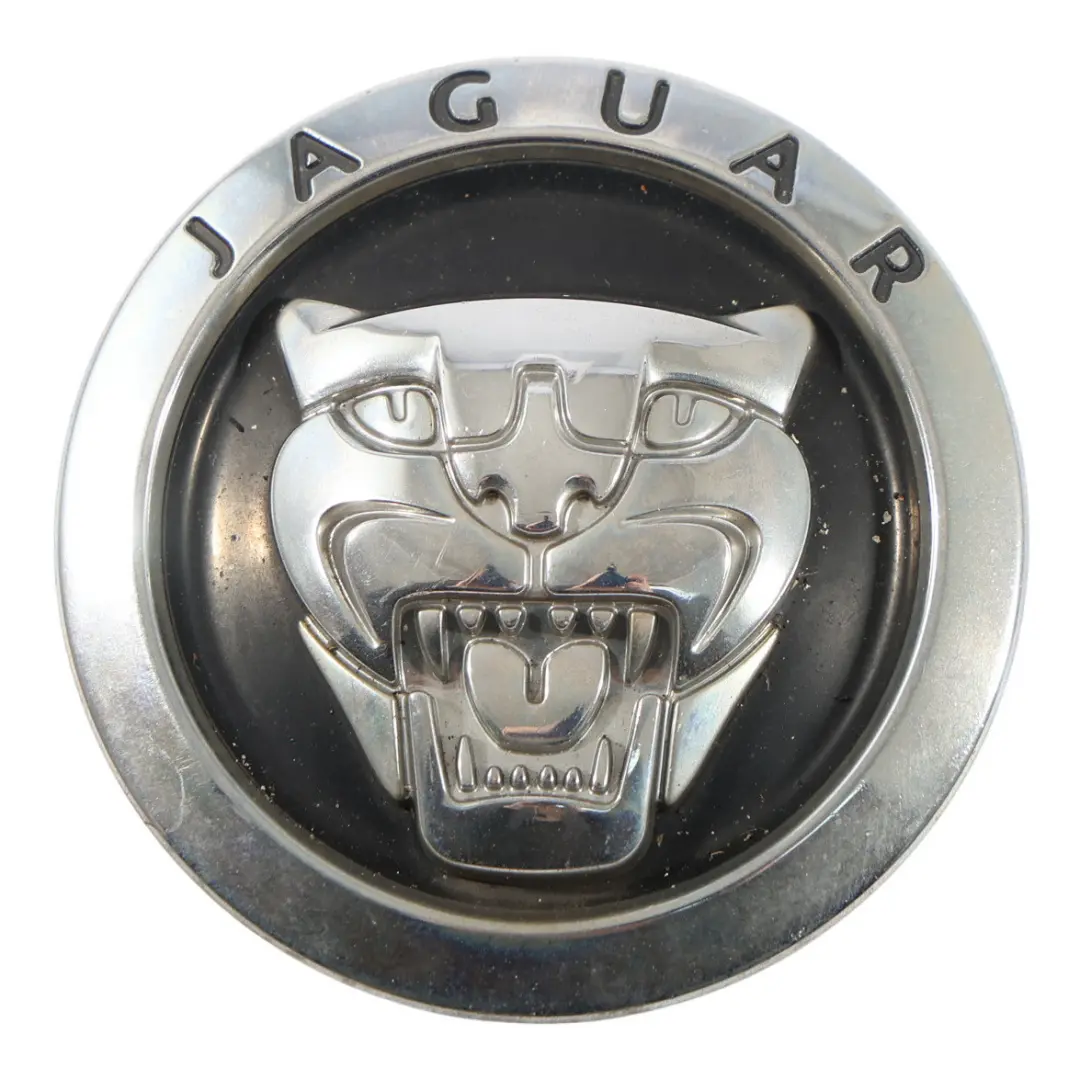 Jaguar XF X250 Front Bumper Emblem Logo Badge Chrome - SKU 8X23-8A100-AE - Part number 8X23-8A100-AE