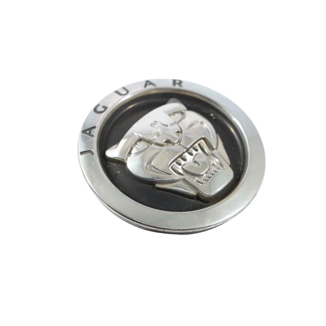 Front Bumper Emblem Logo Badge Chrome to Jaguar XF X250 with Part number 8X23-8A100-AE Jaguar XF X250 Front Bumper Emblem Logo Badge Chrome - SKU 8X23-8A100-AE - Part number 8X23-8A100-AE