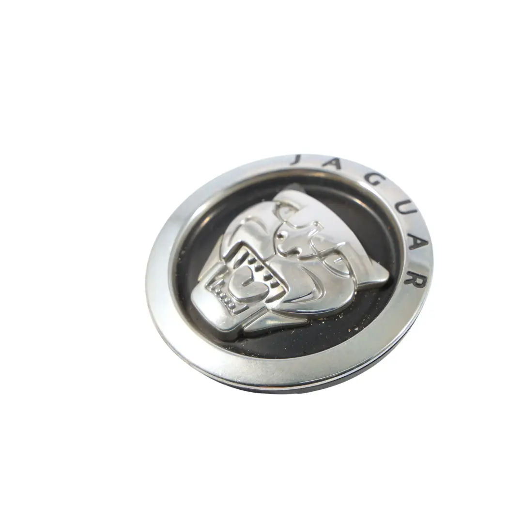Jaguar XF X250 Front Bumper Emblem Logo Badge Chrome - SKU 8X23-8A100-AE - Part number 8X23-8A100-AE