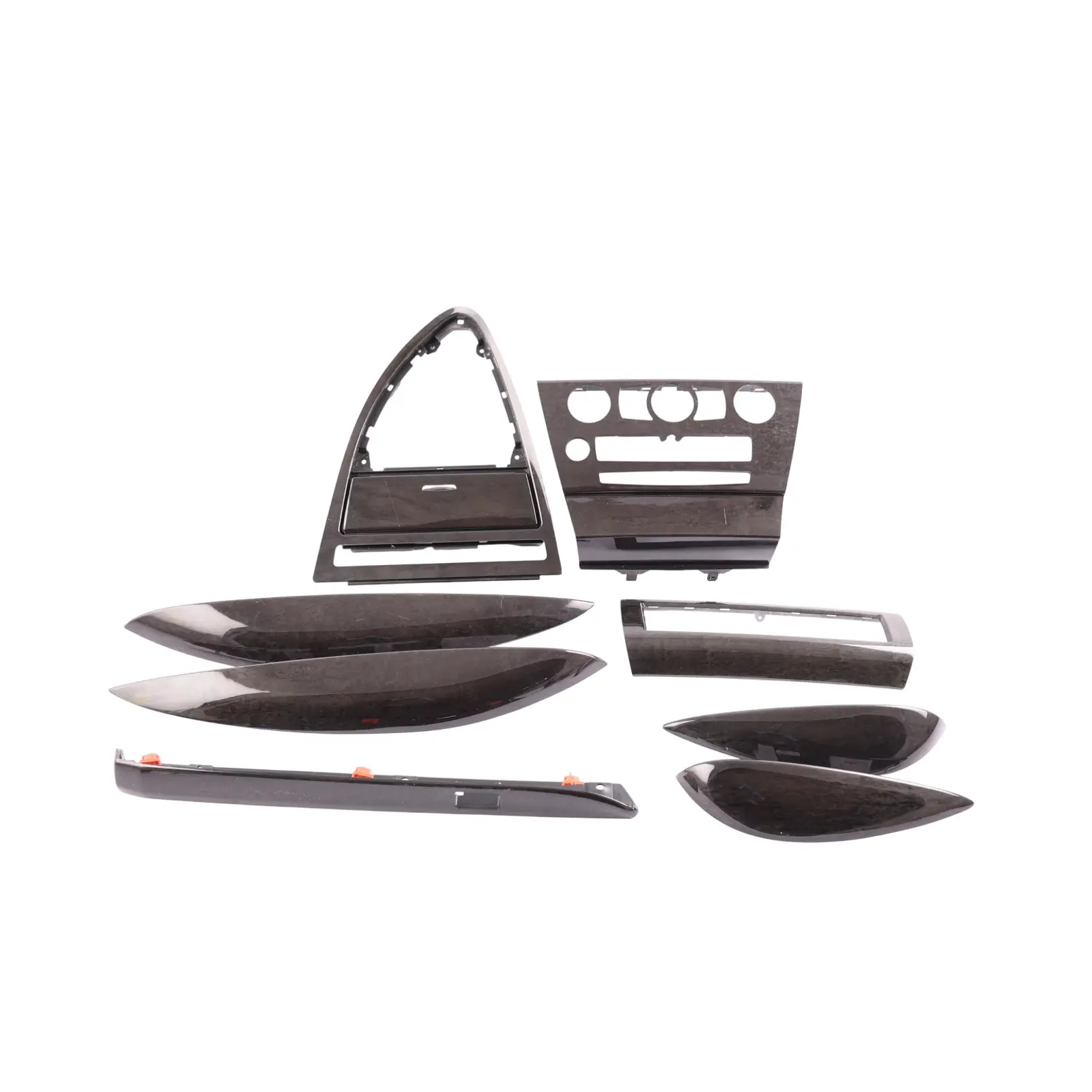 BMW E63 E64 LCI Decor Instrument Panel Dashboard Cover Trim Set Kit 9111052