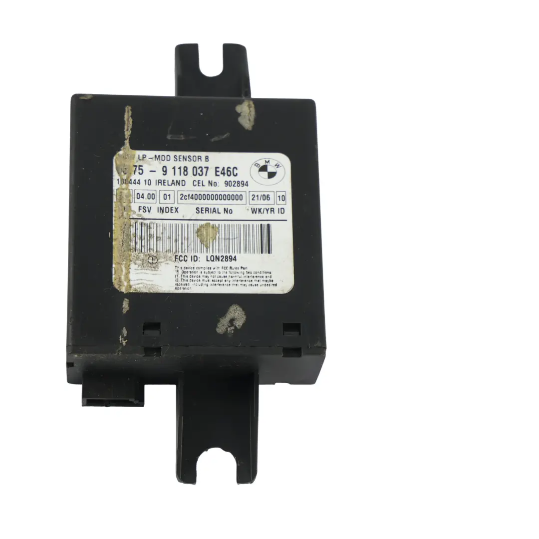 BMW E46 Convertible Alarm Sensor MDD Module Burglar Alarm Radar - SKU 9118037 - Part number 9118037
