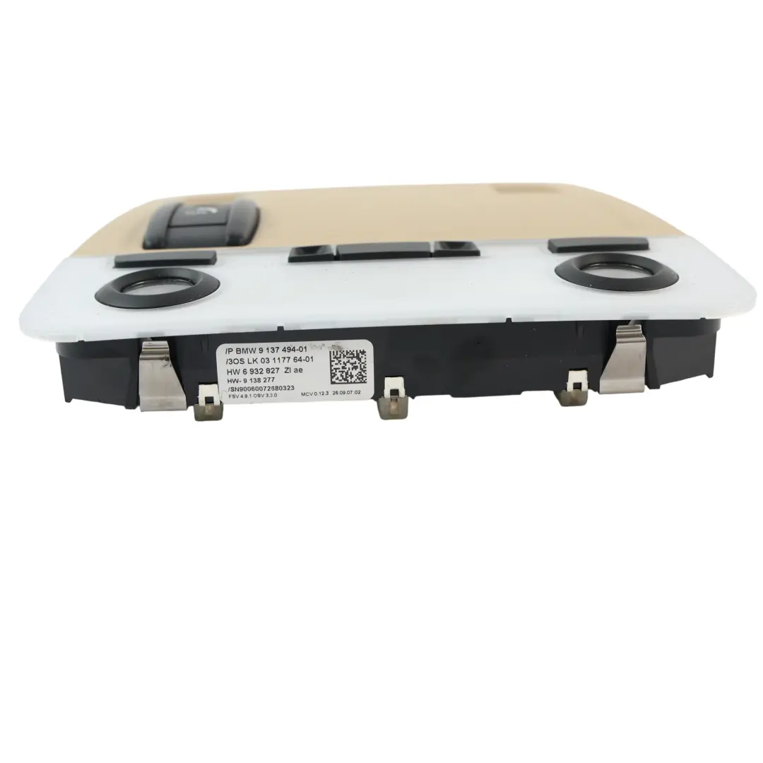 BMW E90 E91 Interruptor Panel Luz Lámpara Techo Interior - SKU 9137494 - Número de pieza 9137494