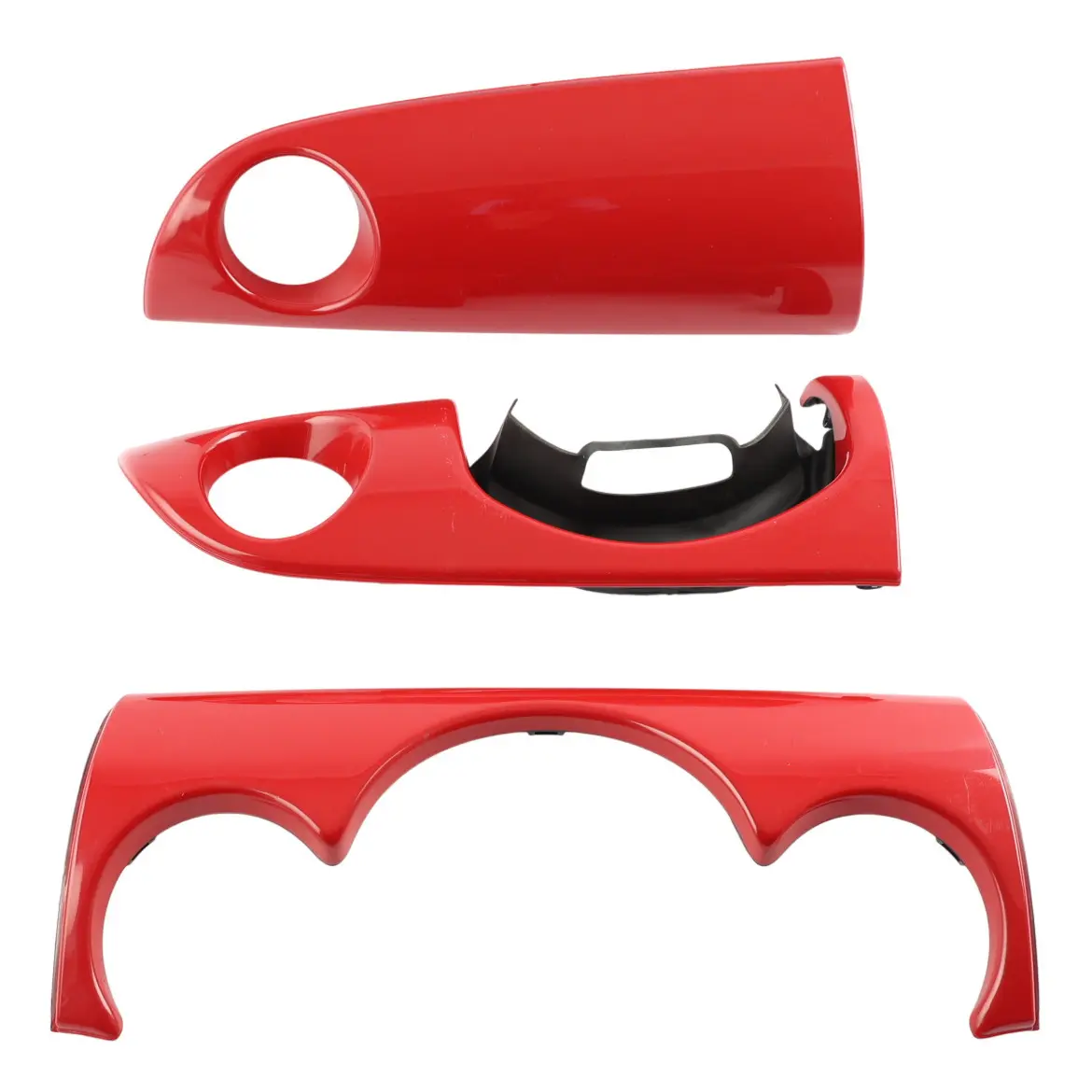 Mini Cooper S R52 R53 Dashboard Panel Trim Cover Centre Chili Red SET 9141920