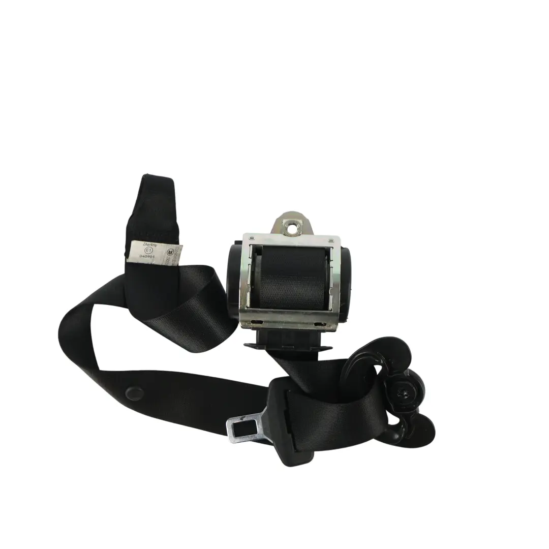 BMW E63 Front Seat Upper Belt Seatbelt Front Left N/S Black - SKU 9143305 - Part number 9143305