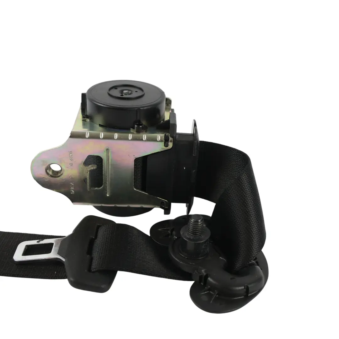BMW E63 Front Seat Upper Belt Seatbelt Front Left N/S Black - SKU 9143305 - Part number 9143305