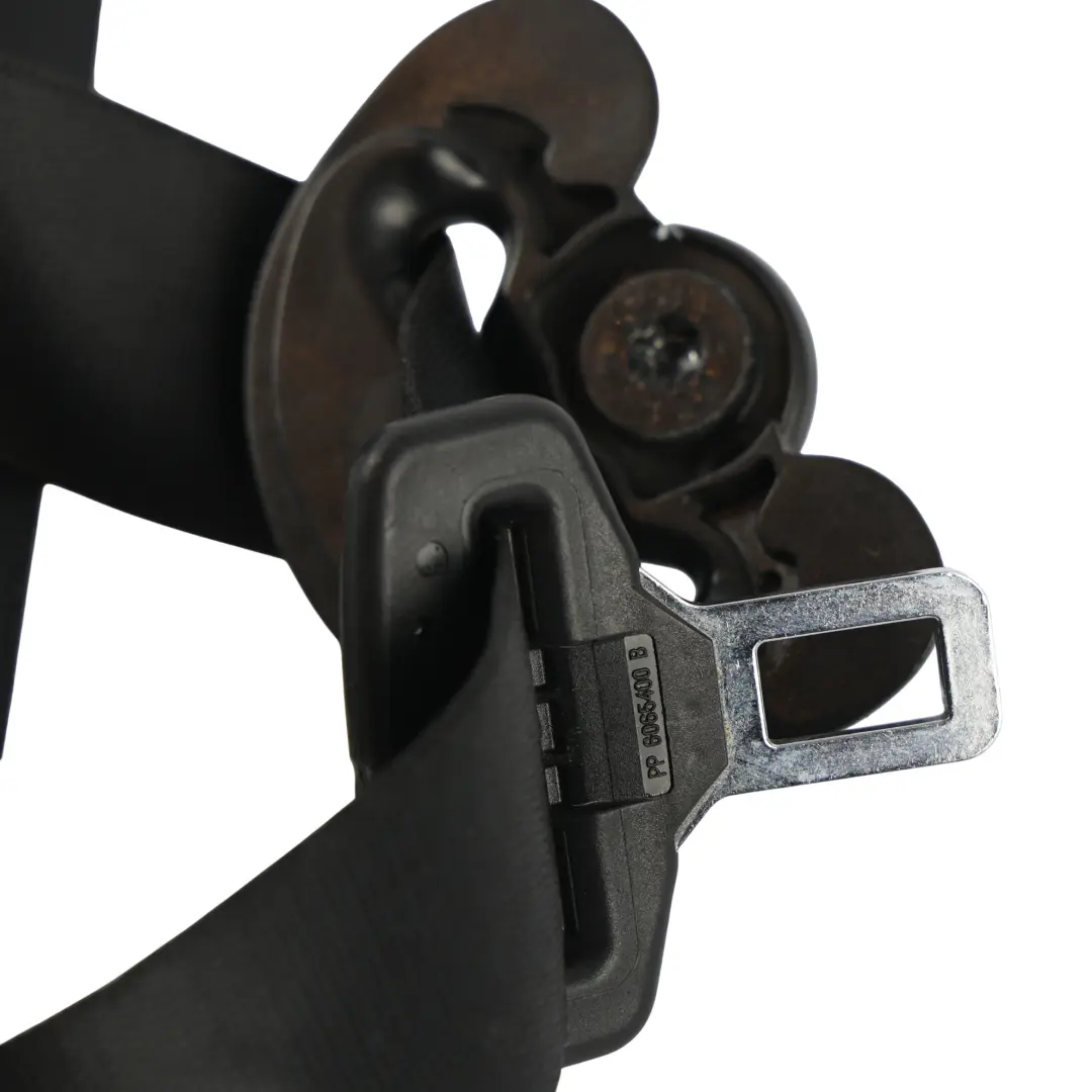 BMW E63 Cinturón Seguridad Asiento Delantero Izquierdo Negro - SKU 9143305 - Número de pieza 9143305