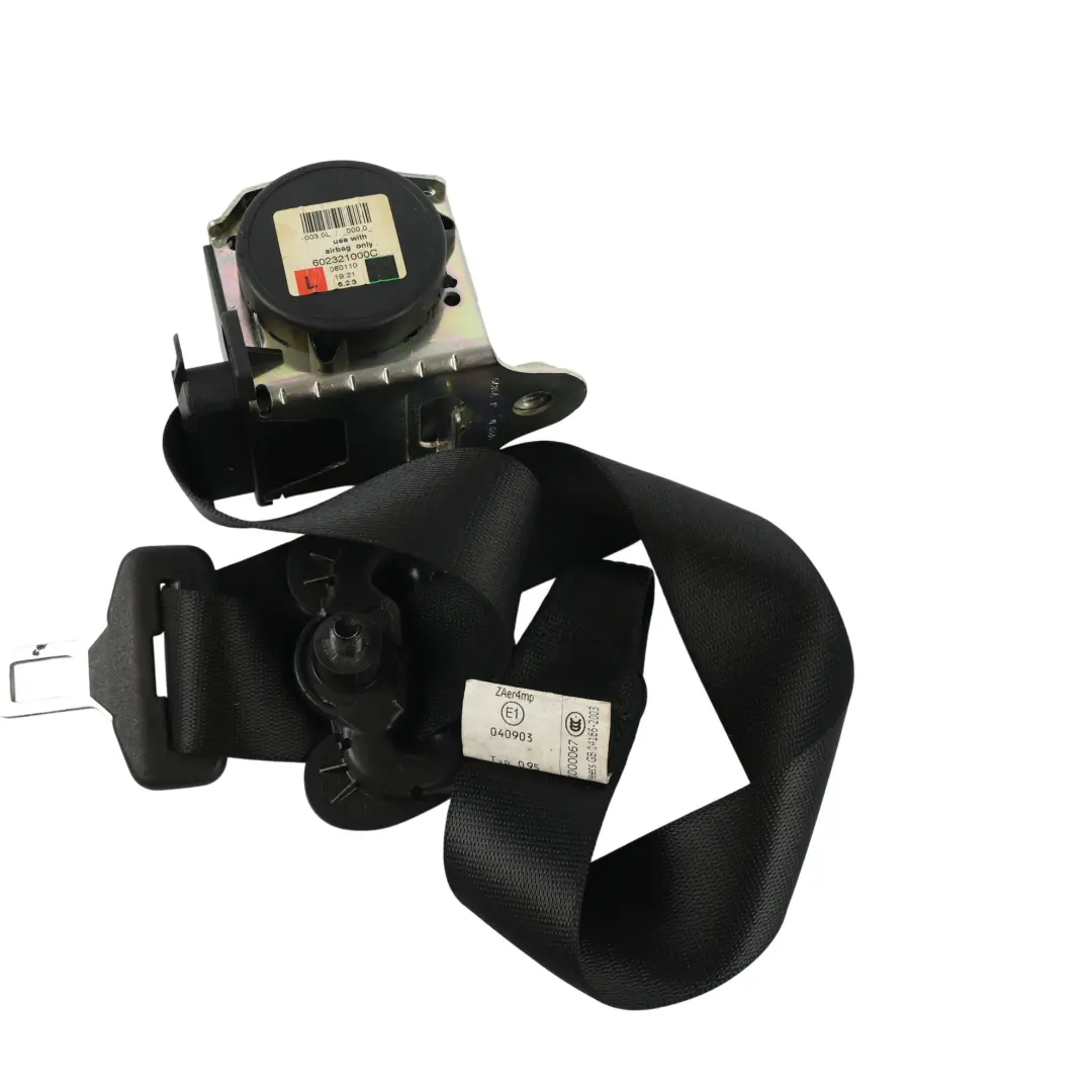 BMW E63 Sicherheitsgurt Vorne Links Schwarz - SKU 9143305 - Teilenummer 9143305