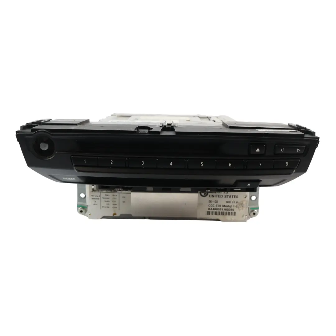 BMW X5 E70 Radio Navigation CCC Professional CD Player Kopfeinheit - SKU 9185542-2 - Teilenummer 9185542