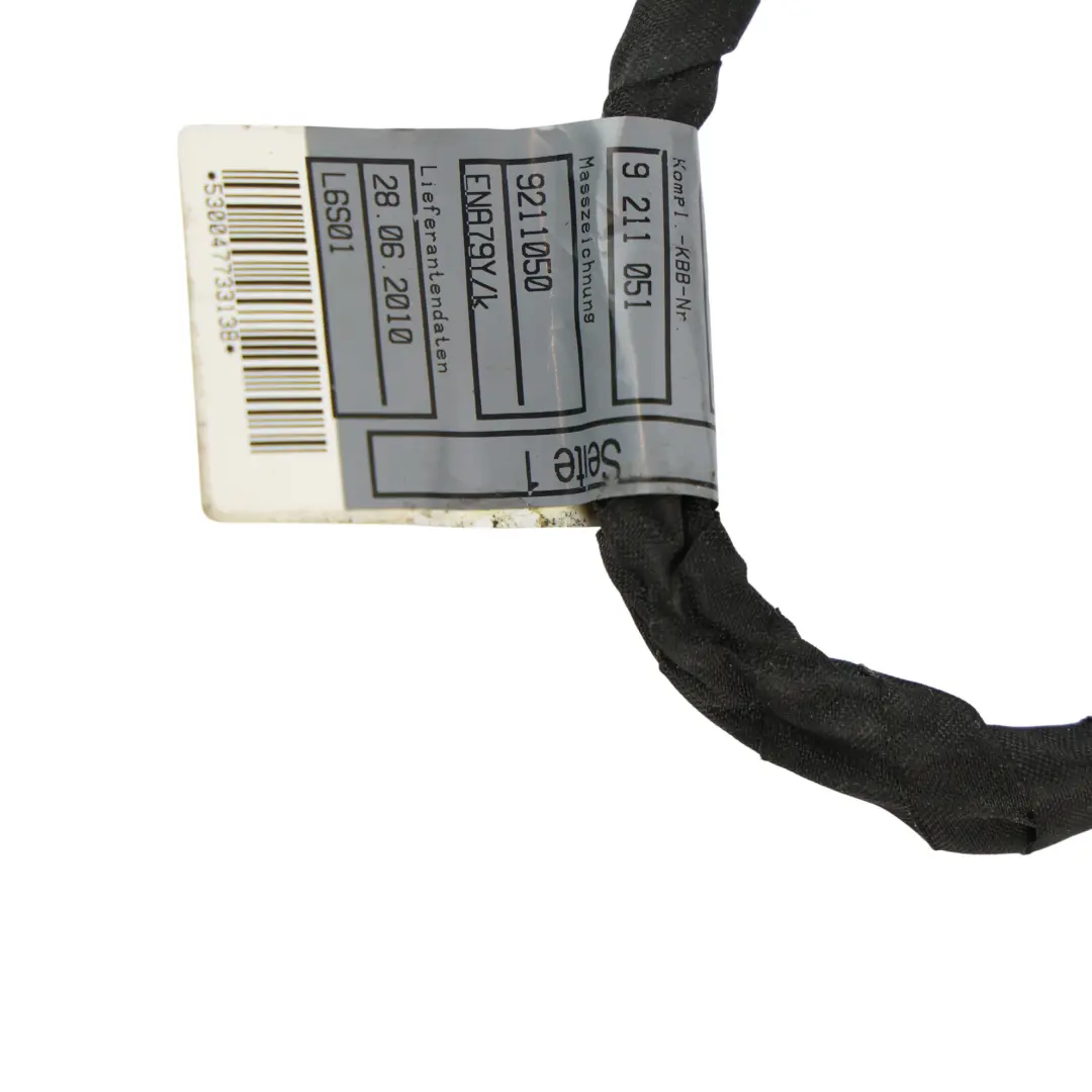 Vordersitz Kabelbaum Elektrisch Kabel 9211050 für BMW F10 mit Teilenummer 9211051 BMW F10 Vordersitz Kabelbaum Elektrisch Kabel 9211050 - SKU 9211051 - Teilenummer 9211051