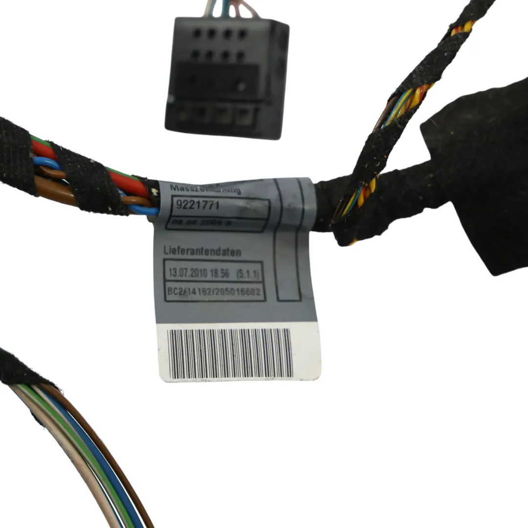 Driver's Side Seat Wiring Loom Cable Harness to BMW X5 X6 E70 E71 with Part number 9221872 BMW X5 X6 E70 E71 Driver's Side Seat Wiring Loom Cable Harness - SKU RHD-9221872 - Part number 9221872