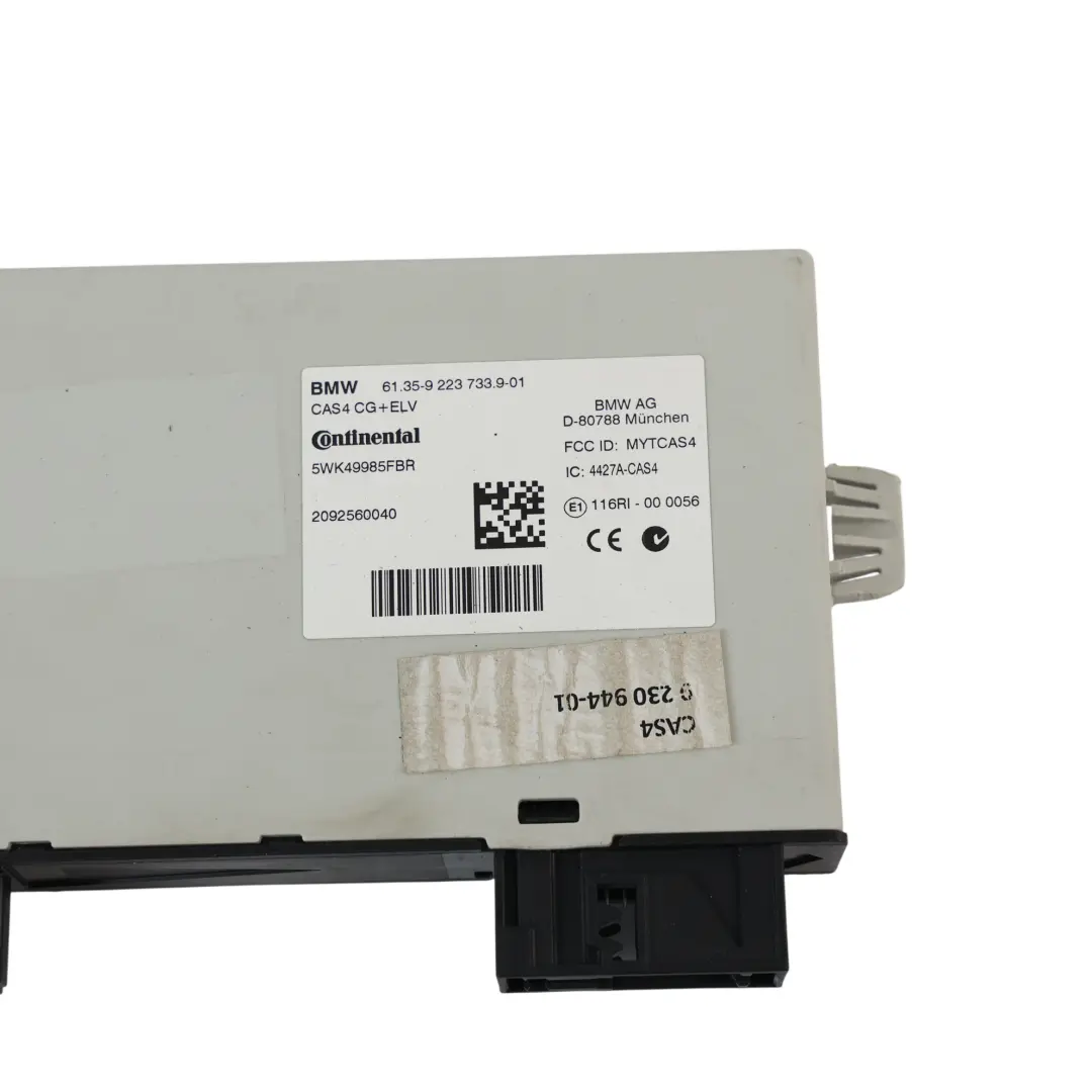 CAS4 Unità Controllo Modulo Lettura Chiave per BMW F01 F02 F07 F10 F11 con numero di parte 9223733 BMW F01 F02 F07 F10 F11 CAS4 Unità Controllo Modulo Lettura Chiave - SKU 9223733 - Numero di parte 9223733