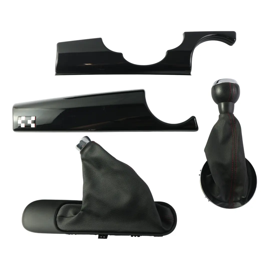 Mini R56 R55 R57 LCI Schaltknauf Bremshebel Manschette Verkleidung Set - SKU 9225263-2 - Teilenummer 9225263