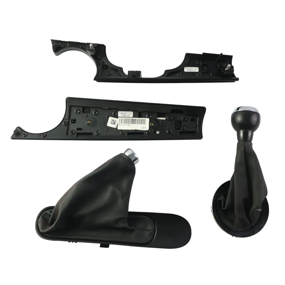 Mini R56 R55 R57 LCI Zestaw Osłon Dźwigni Zmiany Biegów Hamulca - SKU 9225263-2 - Numer Części 9225263
