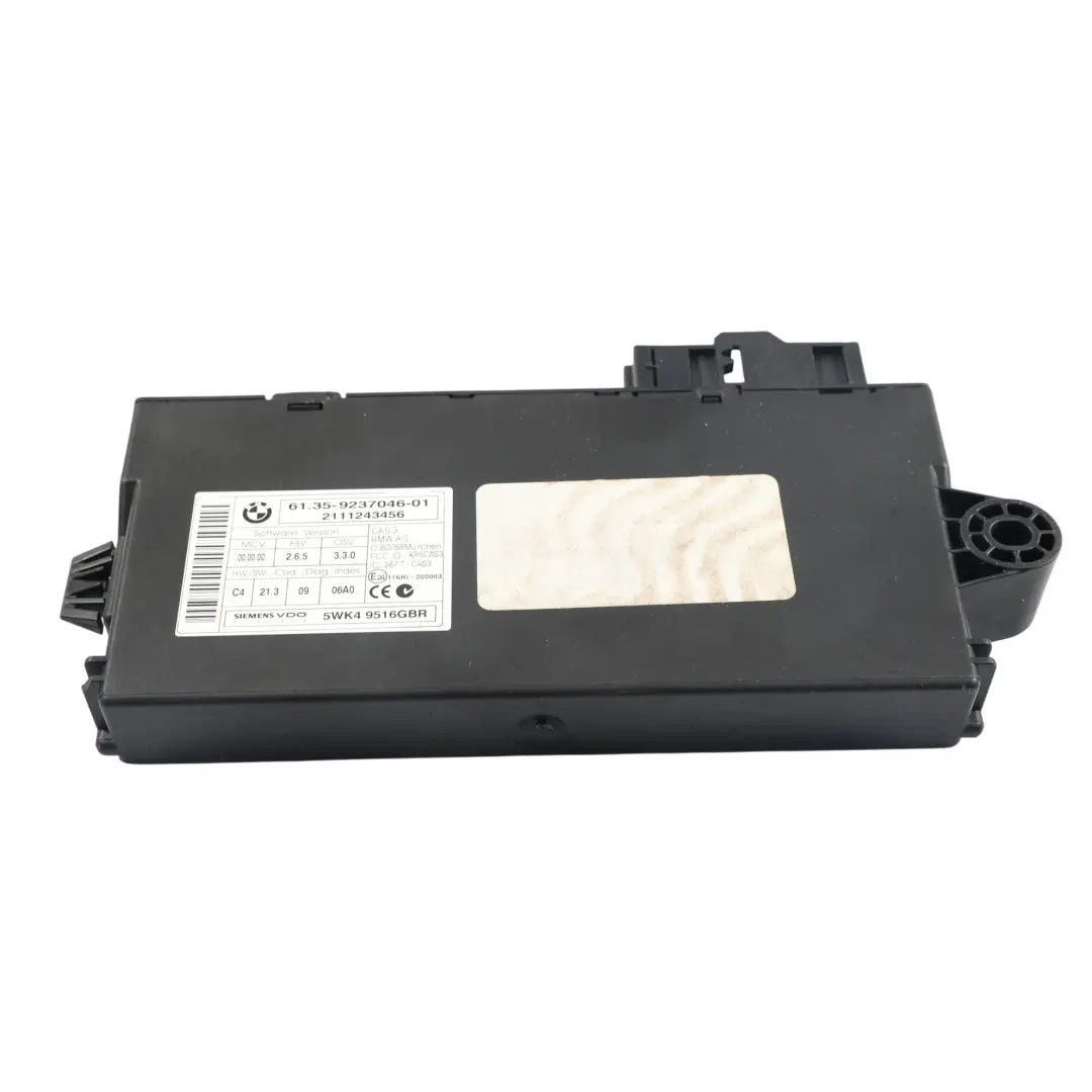 CAS3 Schlüssel Lese Modul Steuergerät für BMW X5 E70 mit Teilenummer 9237046 BMW X5 E70 CAS3 Schlüssel Lese Modul Steuergerät - SKU 9237046 - Teilenummer 9237046