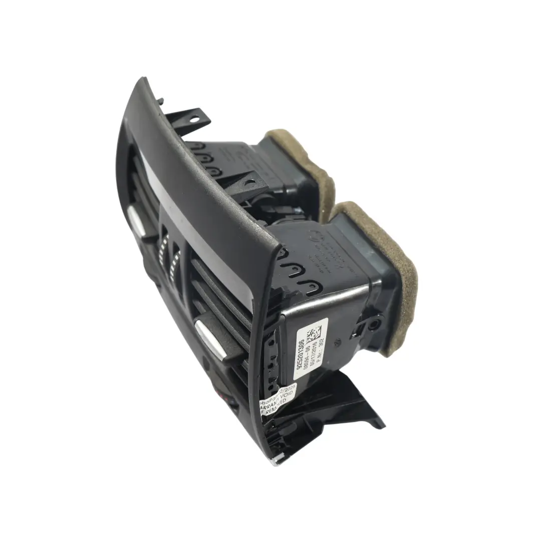 BMW X5 F15 F85 X6 F16 F86 Luftauslass Mittelkonsole Hinten Schwarz - SKU 9252013 - Teilenummer 9252013